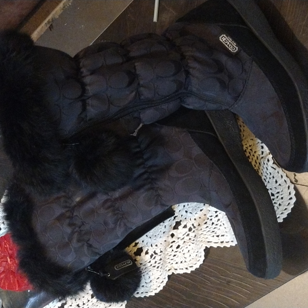 Coach winter boots